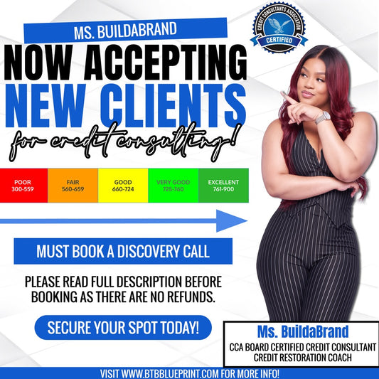 Upgrade My Credit Profile Consulting Services (MUST INCLUDE EMAIL & BOOK CALL)