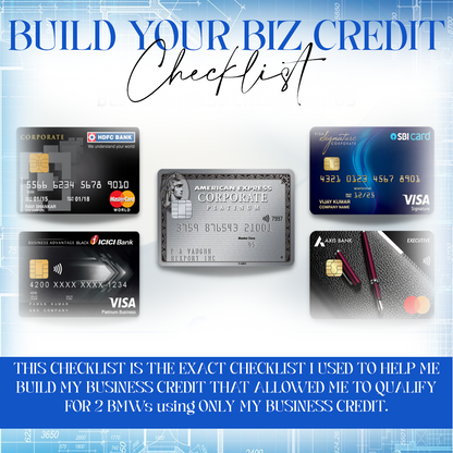 Build Your Business Credit Checklist